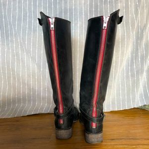 Charles David Italian Leather Riding Boots